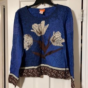 Hearts of Palm medium long sleeve top